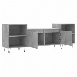 TV-Schrank Betongrau 160x35x55 cm Holzwerkstoff