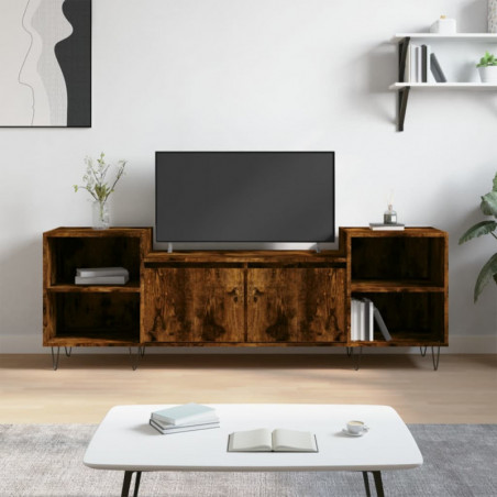 TV-Schrank Räuchereiche 160x35x55 cm Holzwerkstoff