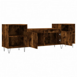 TV-Schrank Räuchereiche 160x35x55 cm Holzwerkstoff