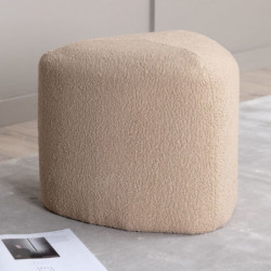 Venture Home Hocker Peg 46x46x41 cm Teddy Beige