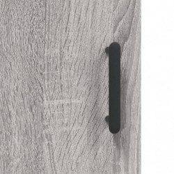 Sideboard Grau Sonoma 90x34x80 cm Holzwerkstoff