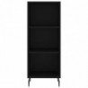 Highboard Schwarz 34,5x32,5x180 cm Holzwerkstoff