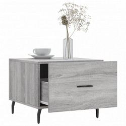 Couchtische 2 Stk. Grau Sonoma 50x50x40 cm Holzwerkstoff