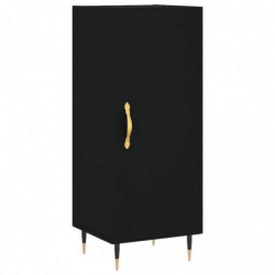 Highboard Schwarz 34,5x34x180 cm Holzwerkstoff