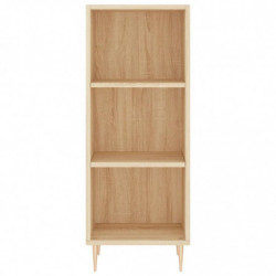 Highboard Sonoma-Eiche 34,5x34x180 cm Holzwerkstoff