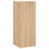 Highboard Sonoma-Eiche 34,5x34x180 cm Holzwerkstoff