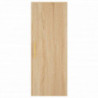 Highboard Sonoma-Eiche 34,5x34x180 cm Holzwerkstoff