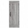 Highboard Grau Sonoma 34,5x34x180 cm Holzwerkstoff