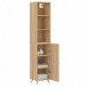 Highboard Sonoma-Eiche 34,5x34x180 cm Holzwerkstoff