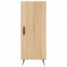 Highboard Sonoma-Eiche 34,5x34x180 cm Holzwerkstoff