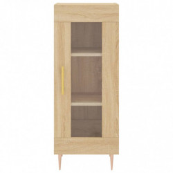 Highboard Sonoma-Eiche 34,5x34x180 cm Holzwerkstoff