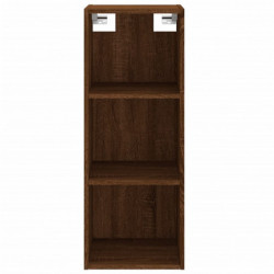 Highboard Braun Eichen-Optik 34,5x34x180 cm Holzwerkstoff