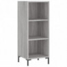 Highboard Grau Sonoma 34,5x32,5x180 cm Holzwerkstoff