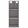 Highboard Grau Sonoma 34,5x32,5x180 cm Holzwerkstoff