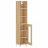 Highboard Sonoma-Eiche 34,5x34x180 cm Holzwerkstoff