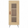 Highboard Sonoma-Eiche 34,5x34x180 cm Holzwerkstoff