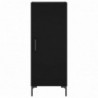 Highboard Schwarz 34,5x34x180 cm Holzwerkstoff