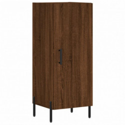 Highboard Braun Eichen-Optik 34,5x34x180 cm Holzwerkstoff