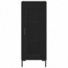 Highboard Schwarz 34,5x34x180 cm Holzwerkstoff