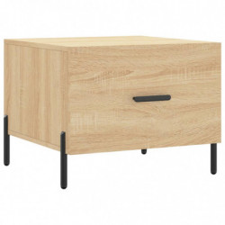 Couchtische 2 Stk. Sonoma-Eiche 50x50x40 cm Holzwerkstoff