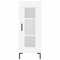 Highboard Weiß 34,5x34x180 cm Holzwerkstoff