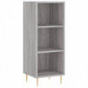 Highboard Grau Sonoma 34,5x34x180 cm Holzwerkstoff