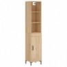 Highboard Sonoma-Eiche 34,5x34x180 cm Holzwerkstoff