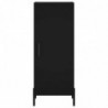 Highboard Schwarz 34,5x34x180 cm Holzwerkstoff