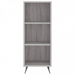 Highboard Grau Sonoma 34,5x34x180 cm Holzwerkstoff