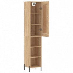 Highboard Sonoma-Eiche 34,5x34x180 cm Holzwerkstoff