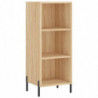 Highboard Sonoma-Eiche 34,5x34x180 cm Holzwerkstoff