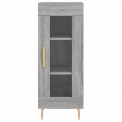 Highboard Grau Sonoma 34,5x34x180 cm Holzwerkstoff