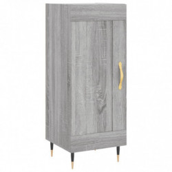 Highboard Grau Sonoma 34,5x34x180 cm Holzwerkstoff