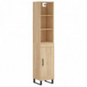 Highboard Sonoma-Eiche 34,5x34x180 cm Holzwerkstoff