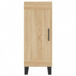 Highboard Sonoma-Eiche 34,5x34x180 cm Holzwerkstoff