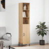 Highboard Sonoma-Eiche 34,5x34x180 cm Holzwerkstoff