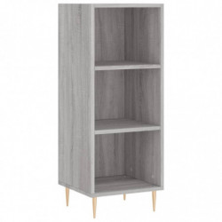 Highboard Grau Sonoma 34,5x34x180 cm Holzwerkstoff