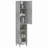 Highboard Betongrau 34,5x34x180 cm Holzwerkstoff