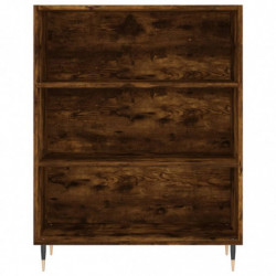 Highboard Räuchereiche 69,5x32,5x180 cm Holzwerkstoff