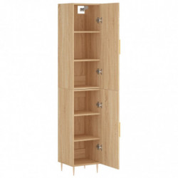 Highboard Sonoma-Eiche 34,5x34x180 cm Holzwerkstoff