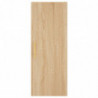 Highboard Sonoma-Eiche 34,5x34x180 cm Holzwerkstoff