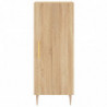 Highboard Sonoma-Eiche 34,5x34x180 cm Holzwerkstoff