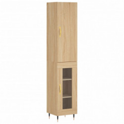 Highboard Sonoma-Eiche 34,5x34x180 cm Holzwerkstoff