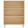 Highboard Sonoma-Eiche 69,5x32,5x180 cm Holzwerkstoff