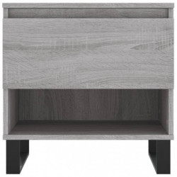 Couchtische 2 Stk. Grau Sonoma 50x46x50 cm Holzwerkstoff