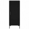 Highboard Schwarz 34,5x34x180 cm Holzwerkstoff