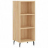 Highboard Sonoma-Eiche 34,5x34x180 cm Holzwerkstoff