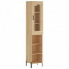 Highboard Sonoma-Eiche 34,5x34x180 cm Holzwerkstoff