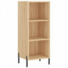 Highboard Sonoma-Eiche 34,5x34x180 cm Holzwerkstoff