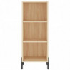 Highboard Sonoma-Eiche 34,5x34x180 cm Holzwerkstoff